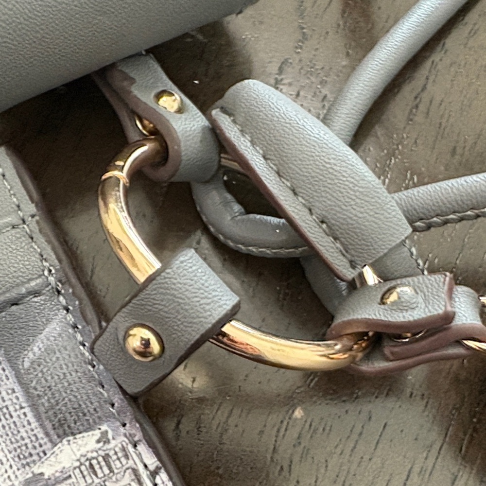 Nicole Lee Gray and Burgundy Crossbody Set - Picture 7 of 11